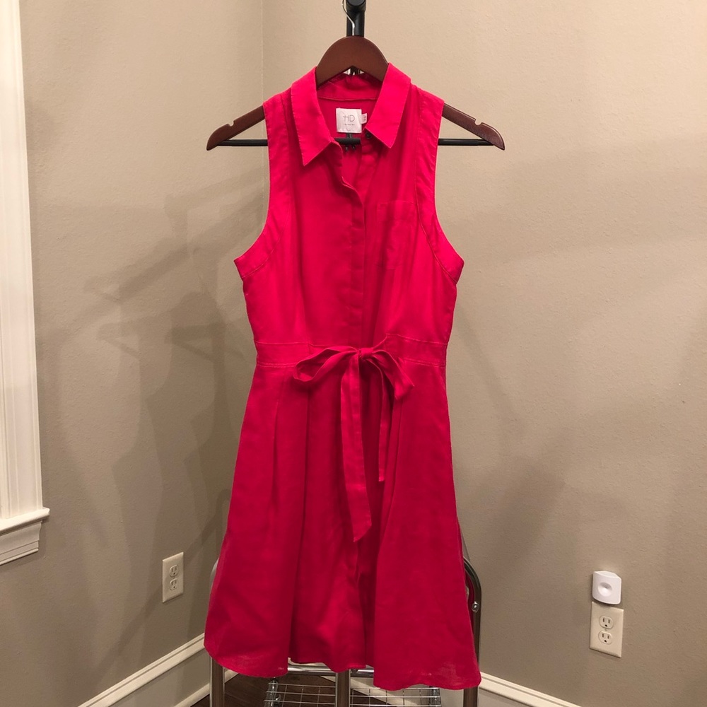 Anthropologie HD Supply Linen Shirt Dress